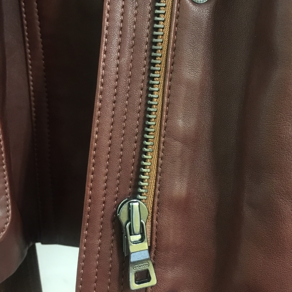 Coach Leather Jacket - image 7